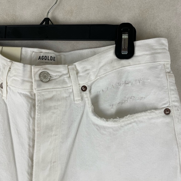 NWT AGOLDE 90’s Jean Mid Length Loose Fit Size 28 - Picture 6 of 15